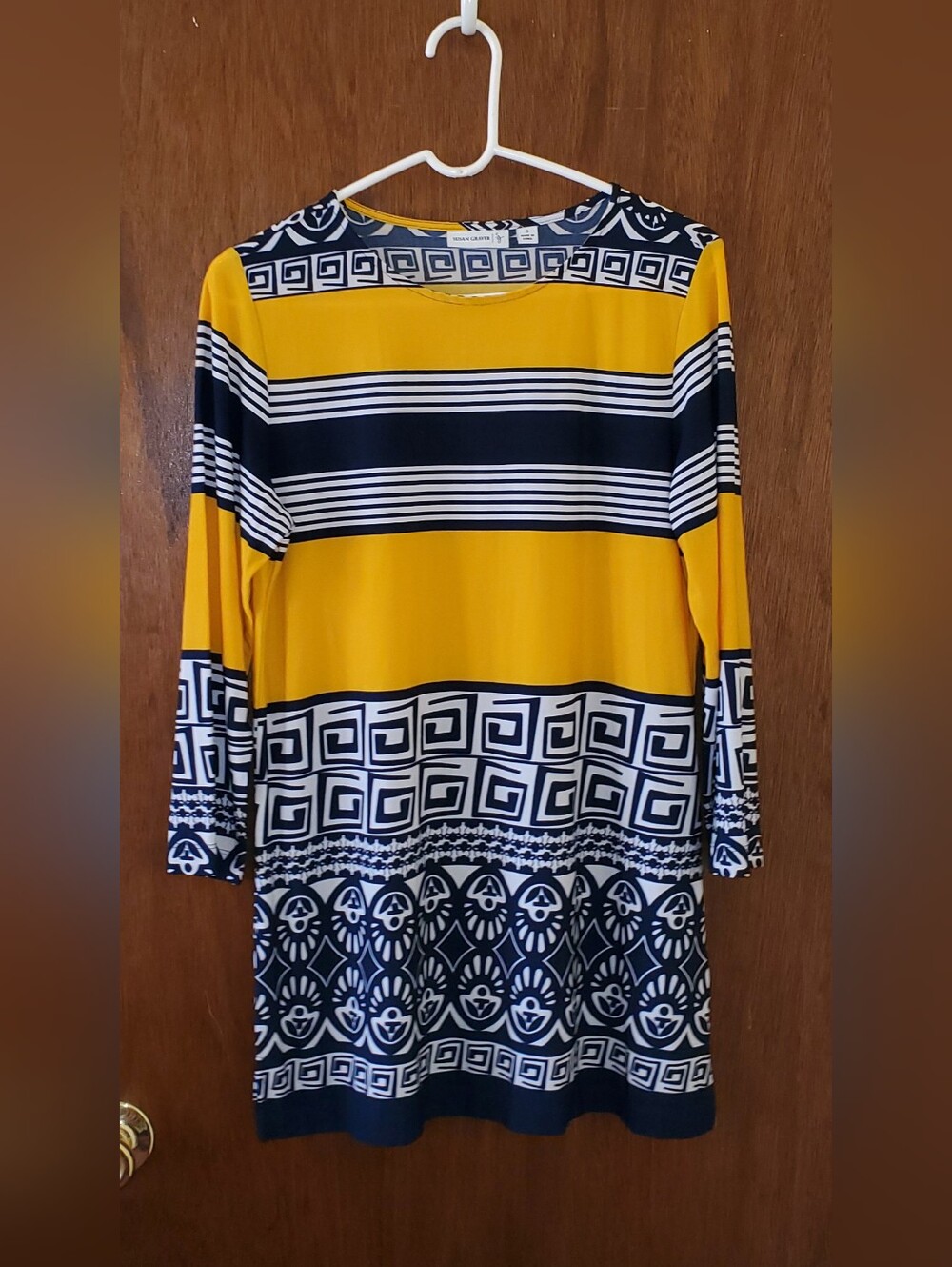 Susan Graver Liquid Knit Tunic Top Sz Small